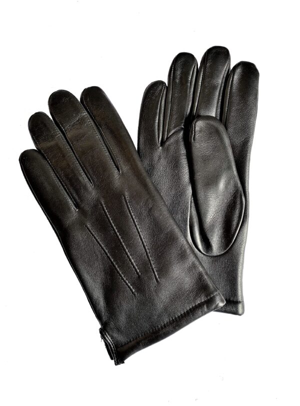 Gants homme fourrés en peau d'agneau double face Old school brown