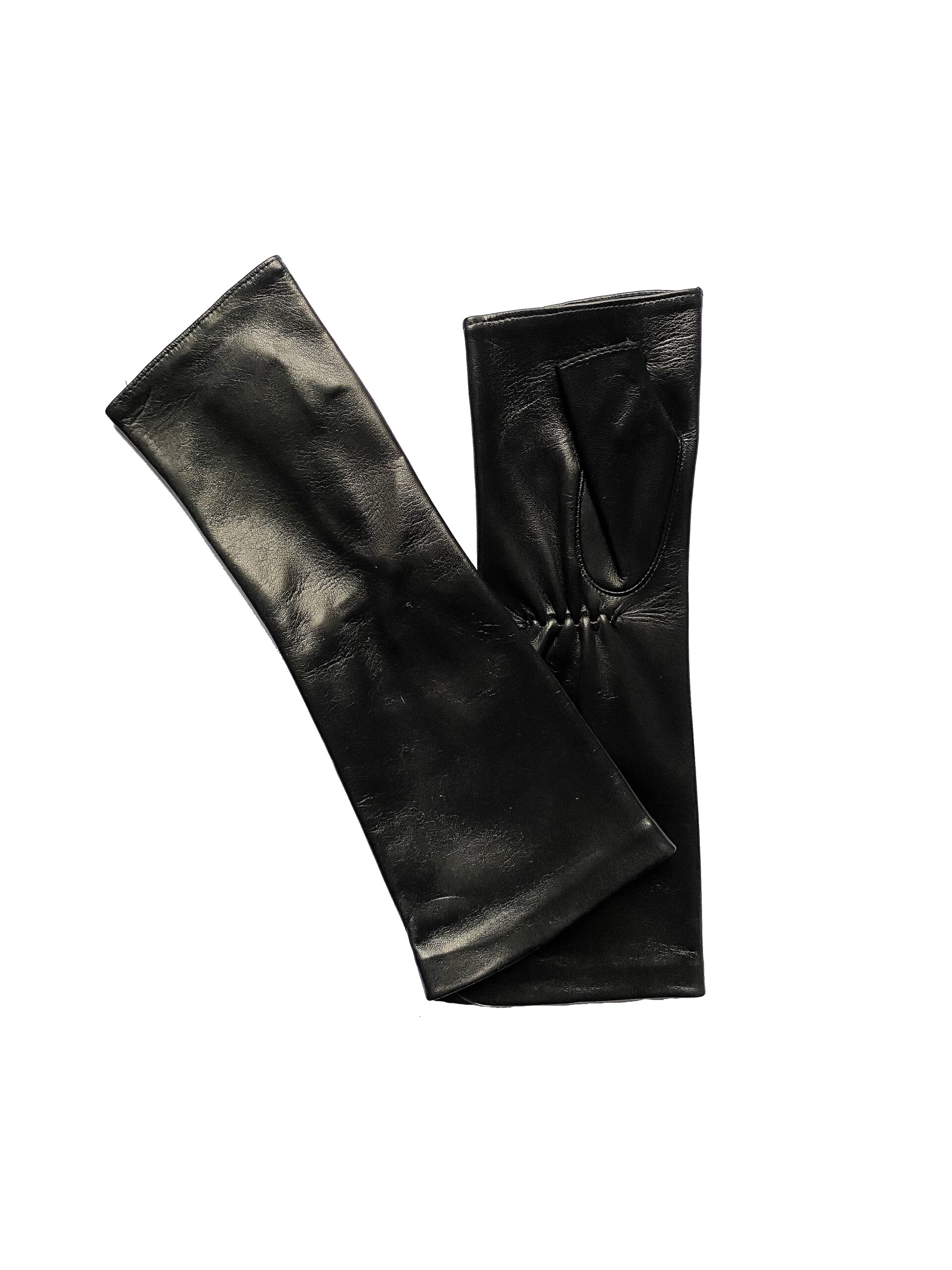 Achetez mitaines en cuir d'agneau noir - Achat mitaines noires homme