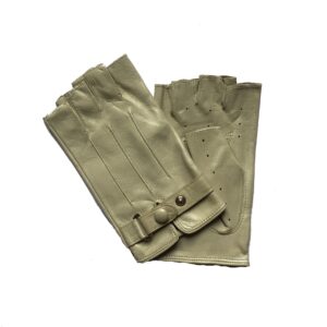 MITAINES_CUIR_FEMME-GANTS_NON_DOUBLES-GANTS_BEIGE_CLAIR-VUE_DE_FACE-MODELE_MILANO
