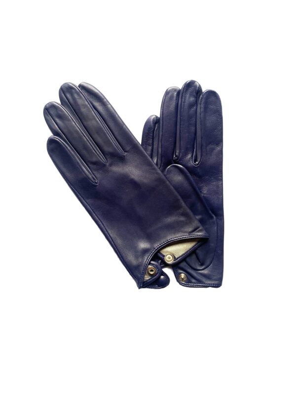 Gants Tactiles Femme - en Cuir d'Agneau & Doublé Soie