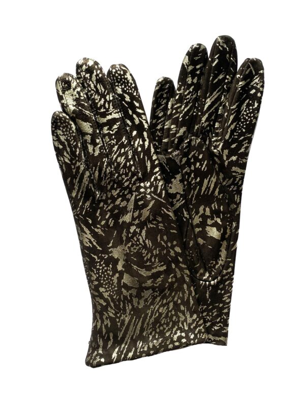 Gants p. femme » Clichy «, nappa/velours, doublure en soie, taupe, taille  6,5, Gants