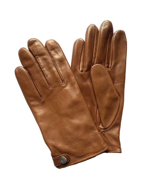 Accessoires, Gants ISOTONER GANT HOMME CUIR AGNEAU DOUBLE SOIE CACHEMIRE -  Maroquinerie Ury à Haguenau