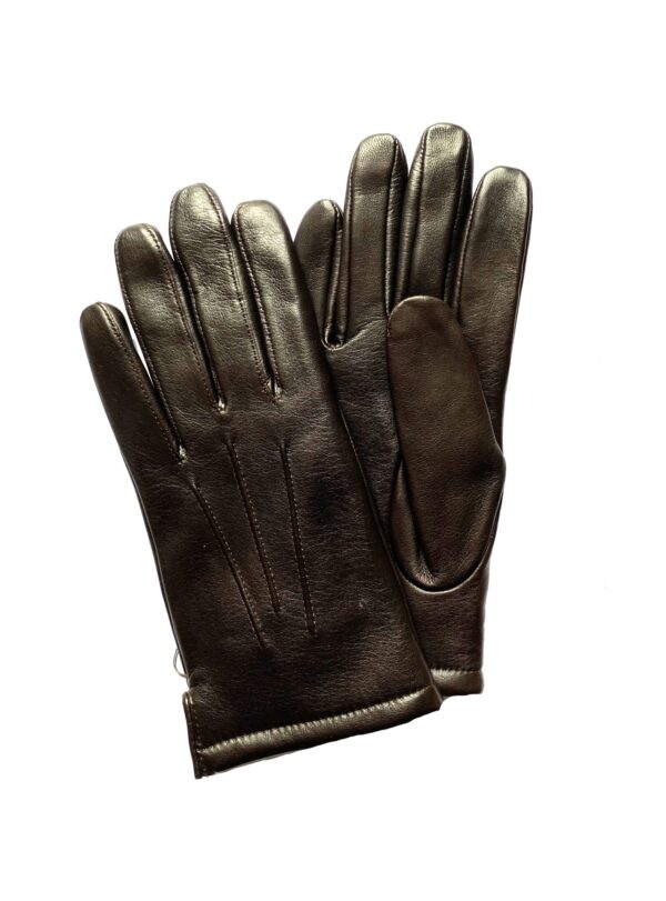 Cuir La Canadienne  Gants Cuir et Fourrure Homme Noir Homme