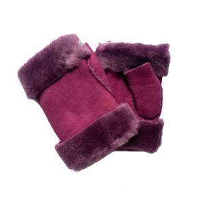 MITAINES-CHAUDES-EN-CUIR-DE-MOUTON-RETOURNE-VIOLET_COUPE-FEMME_MODELE-CHAMONIX_VUE-DE-FACE