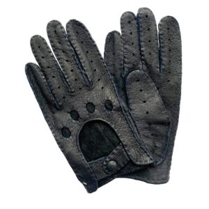 GANTS-CONDUITE-CUIR-PECARI-BLEU-MARINE-HOMME_MODELE-SANTIAGO_VUE FACE