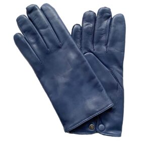 GANTS-CUIR-AGNEAU-DOUBLURE-LAINE-BLEU-JEAN-HOMME_MODELE-BEAUNE_VUE-FACE