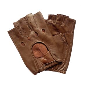 MITAINES-CUIR-HOMME-NON-DOUBLE-HAVANE-BRUN-ETE-MI-SAISON-FACE_MODELE-LE-MANS