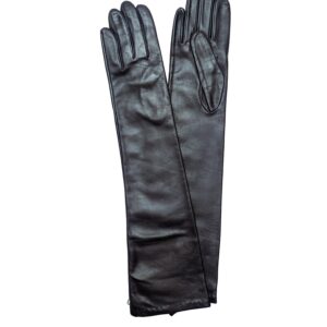 GANTS-EN-CUIR-LONG-DOUBLURE-SOIE-BLEU-DE-SOIREE-POUR-FEMME_MODELE-HOLLYWOOD-VUE-FACE