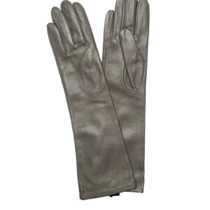 GANTS-EN-CUIR-MI-LONG-DOUBLURE-SOIE-GRIS-FEMME_MODELE-FLORENCE-VUE-FACE