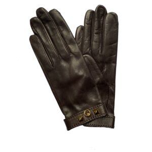 GANTS-EN-CUIR-AGNEAU-MARRON-POUR-FEMME-BIJOUX-CLOU-CARRE_MODELE-MESSINE_VUE-FACE