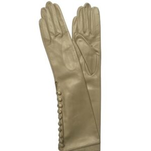 GANTS-EN-CUIR-LONG-BOUTONS-SUR-COTE-COULEUR-CREME-DOUBLURE-SOIE-POUR-FEMME_MODELE-DAMAS-VUE-FACE