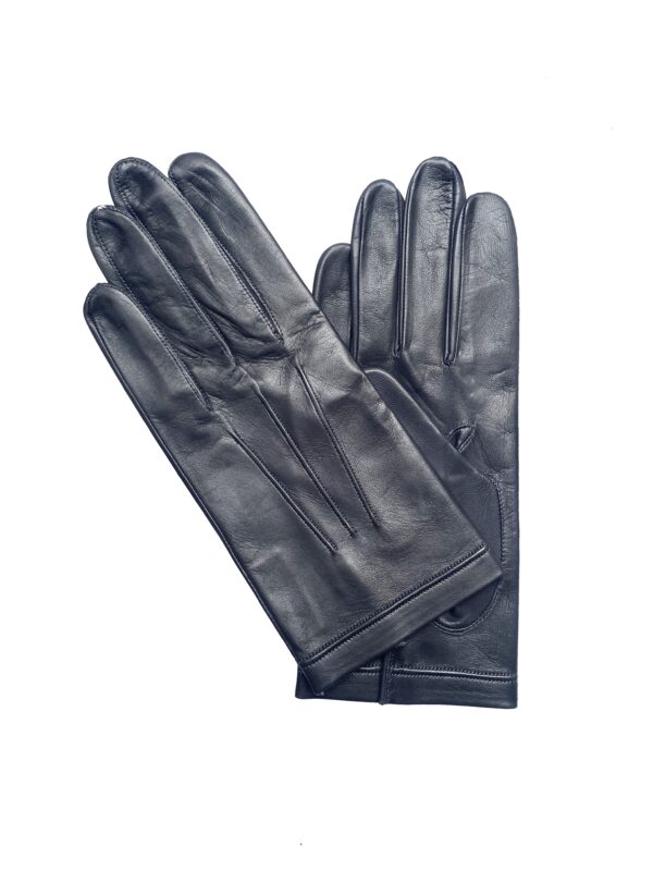 Gants en cuir d'agneau non doublé avec trois surpiqûres Mons