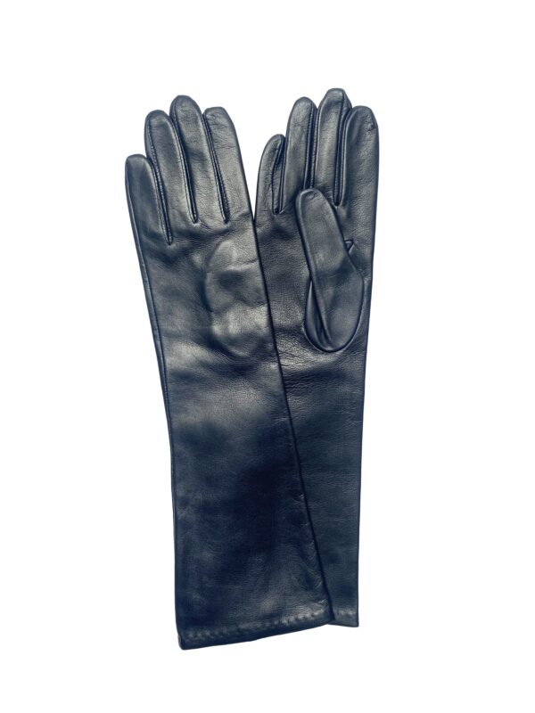 Gants cuir d'agneau soie rouge | Paire de gants rouge en cuir doublure soie