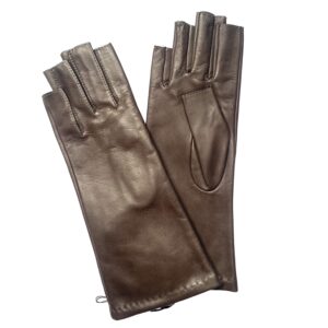 GANTS-SANS-DOIGT-MITAINES-LONGUES-CUIR-AGNEAU-FEMME-DOUBLE-SOIE-GRIS-DOIGT-COUPE_MODELE-MURANO_VUE-FACE
