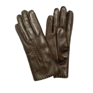 GANTS-CUIR-DE-CERF-DOUBLURE-CACHEMIRE-POUR-FEMME-COULEUR-BRUN-CHOCOLAT_MODELE-GLASGOW-VUE-FACE