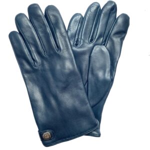 GANTS-EN-CUIR-LISSE-BLEU-PETROLE-DOUBLE-CACHEMIRE-POUR-HOMME_MODELE-VARNA-VUE-FACE