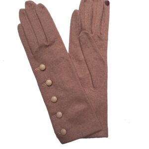 GANTS-EN-LAINE-MI-LONG-AVEC-BOUTON-TAILLE-UNIQUE-COULEUR-ROSE-POUR-FEMME_MODELE-SAN-JOSE-VUE-FACE