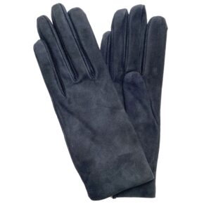 GANTS-CUIR-SUEDE-DOUBLURE-LAINE-BLEU-POUR-FEMME_MODELE-BERNE-VUE-FACE